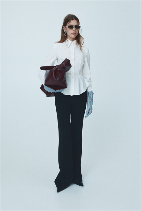 Рубашка с пеплумом 1302495001 - Фото 13895685