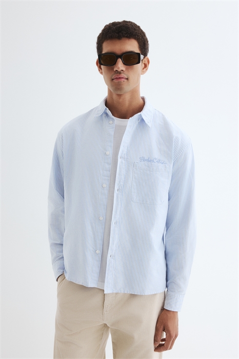 Оксфордская рубашка Loose Fit 1302598001 - Фото 13895739