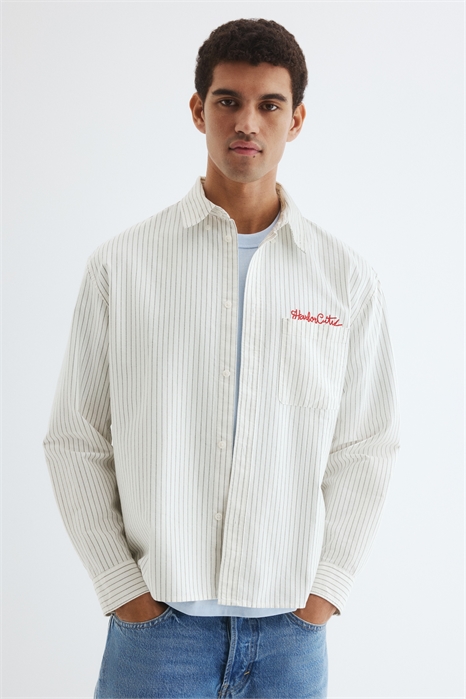 Оксфордская рубашка Loose Fit 1302598002 - Фото 13895745