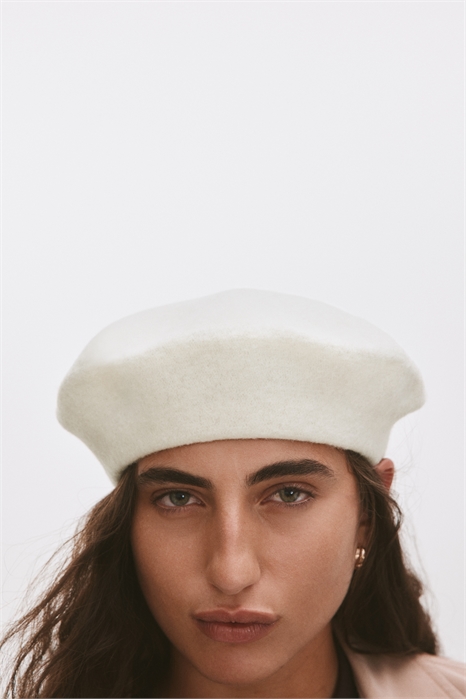 Шерстяной берет 1308671001 - Фото 13896321