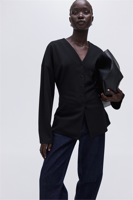 Топ с пуговицами спереди 1310073004 - Фото 13896427