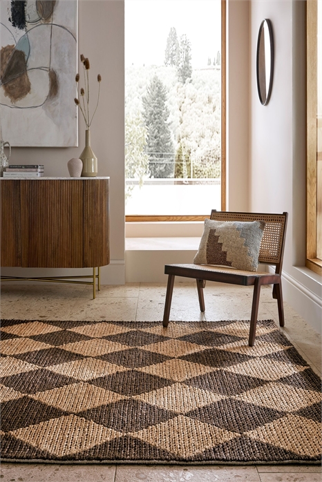 Джутовый ковер Effie Diamond Chunky 1326671003 - Фото 13896781