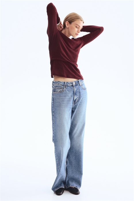 Топ из хлопкового джерси пима 1263426014 - Фото 13897549