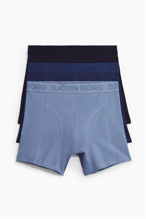 Боксеры-стретч из хлопка 3 шт 1305384001 - Фото 13899086