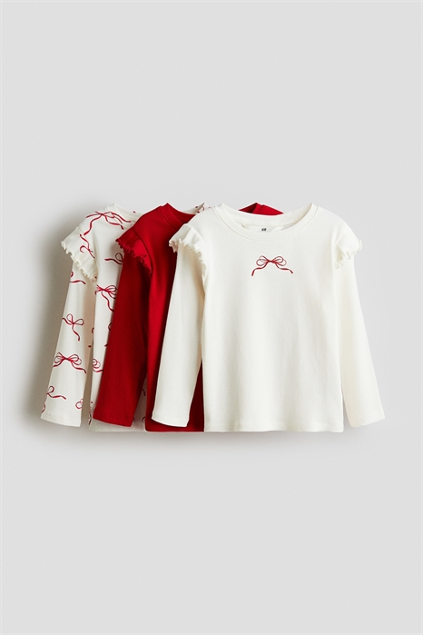 Три комплекта топов из джерси с оборками 1246511012 - Фото 13900053