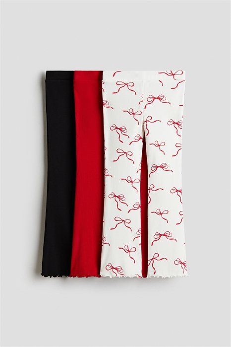 Леггинсы из рифленого хлопка 3 шт. 1297241002 - Фото 13900568