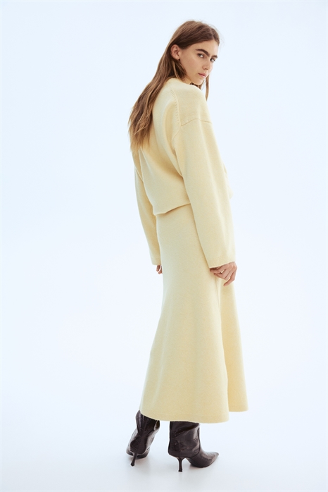 Расклешенная трикотажная юбка 1250515006 - Фото 13901492