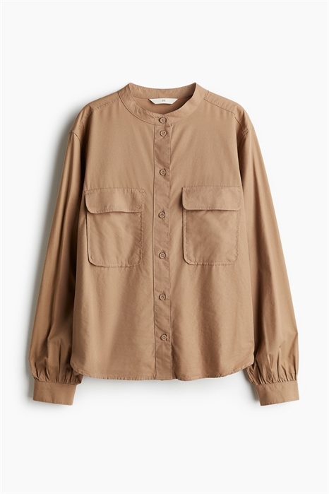 Блузка с отделкой карманов 1241797004 - Фото 13901713