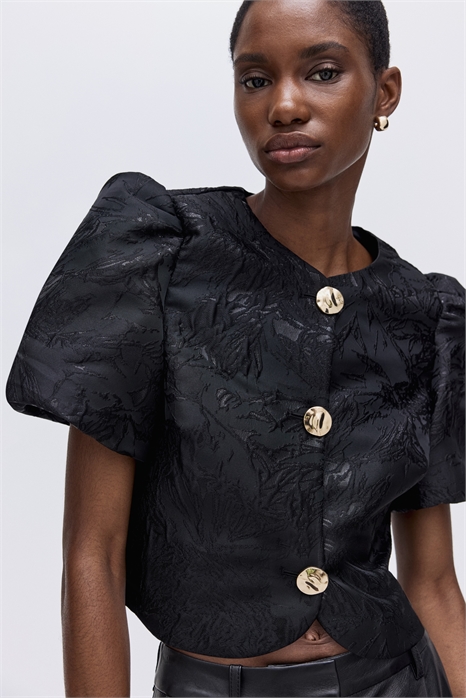 Блузка с пышными рукавами 1307129002 - Фото 13901869