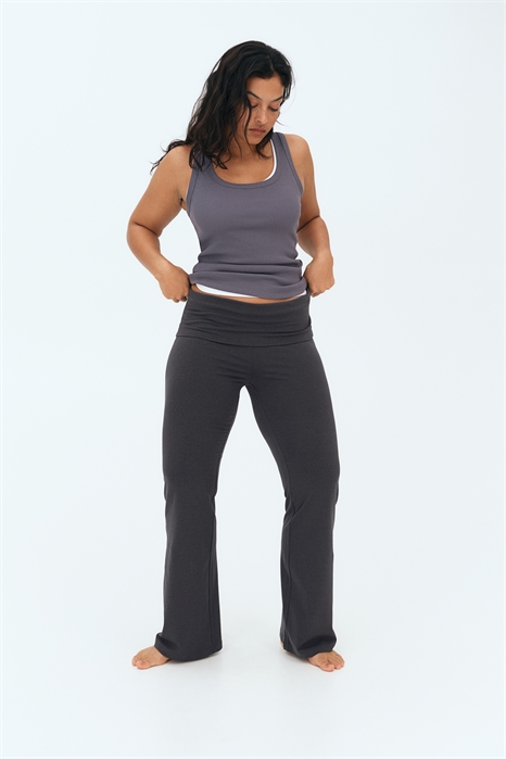 Расклешенные брюки из джерси 1242094005 - Фото 13902241