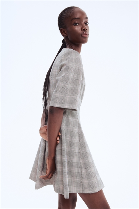 Платье из саржи с талией 1297125007 - Фото 13902394