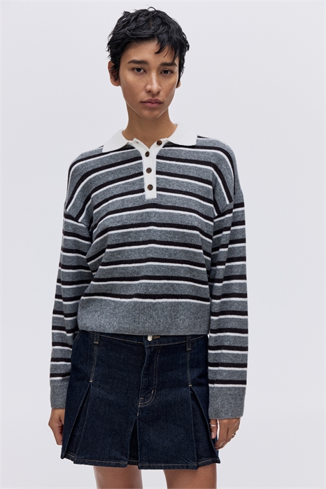 Плиссированная джинсовая юбка 1317484001 - Фото 13903249