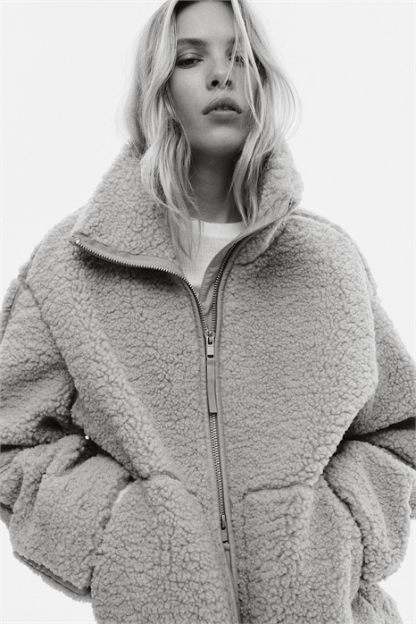 Свободный плюшевый жакет 1226826006 - Фото 13903433