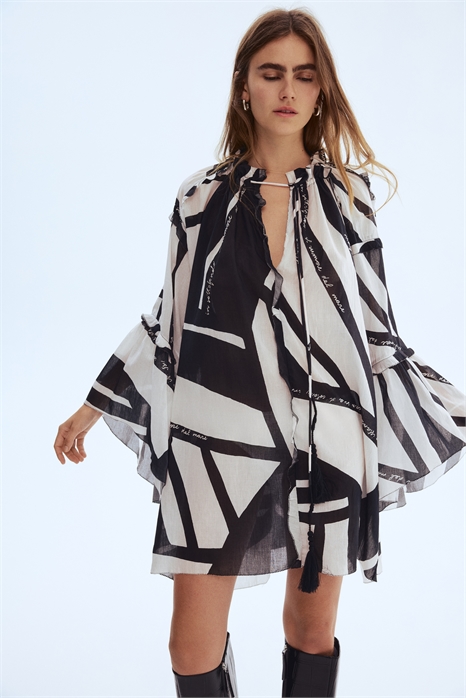 Платье из хлопка Loose Fit 1298078001 - Фото 13904968