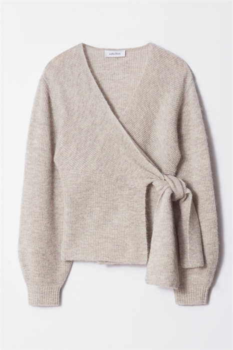 Вязаный кардиган из смеси альпаки 1258749001 - Фото 13906092