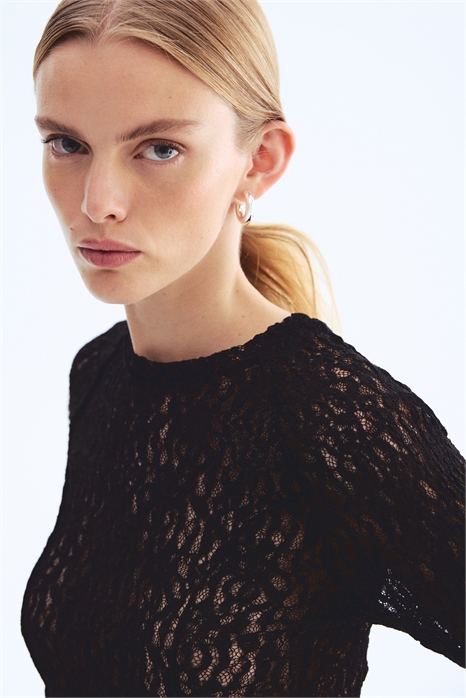 Топ из кружевного трикотажа 1309642001 - Фото 13906970