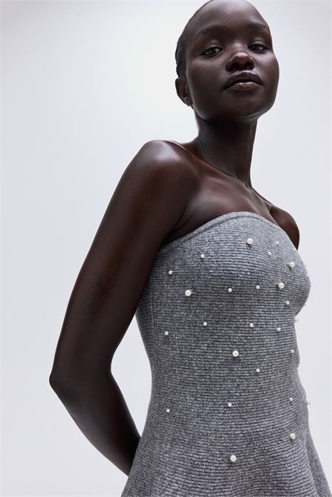 Топ-бандо, украшенный бисером 1303064002 - Фото 13908375