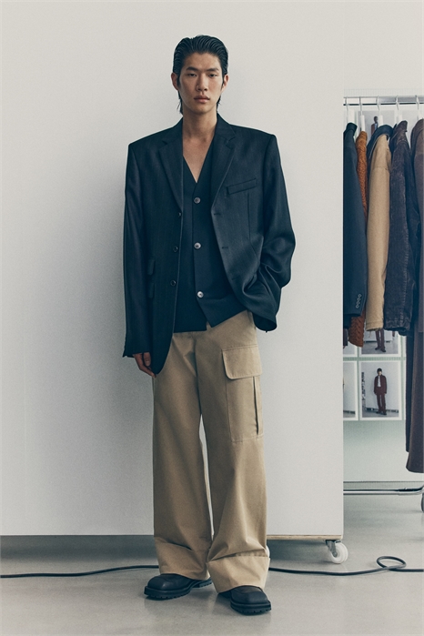 Расклешенные брюки-карго 1304706001 - Фото 13908386