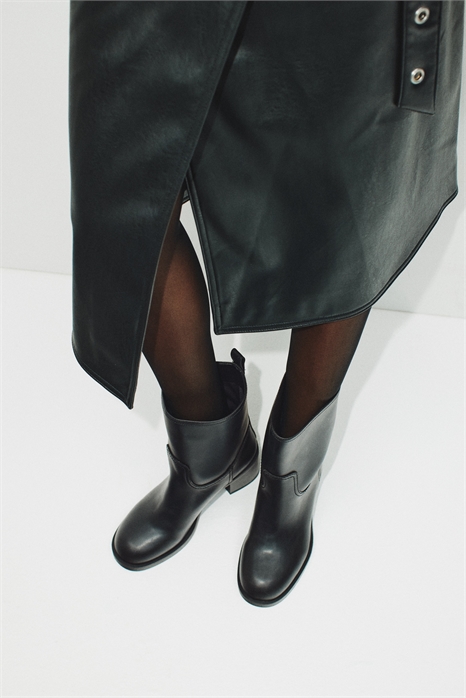 Ботинки на блочном каблуке 1300565002 - Фото 13908729