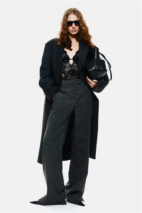 Брюки bootcut из шерстяной смеси 1299129001 - Фото 13910004