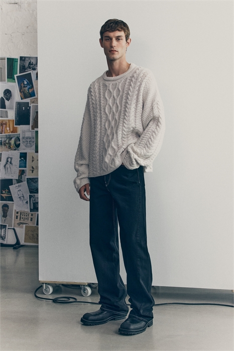 Свободные витые джинсы 1299786003 - Фото 13910028