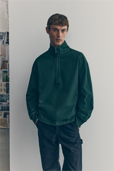 Хлопковая толстовка на молнии 1304708001 - Фото 13910188