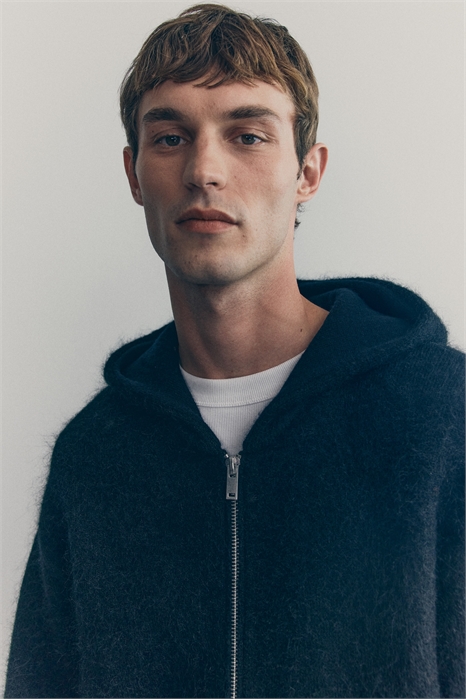 Толстовка из трикотажной шерстяной смеси 1304710001 - Фото 13910210