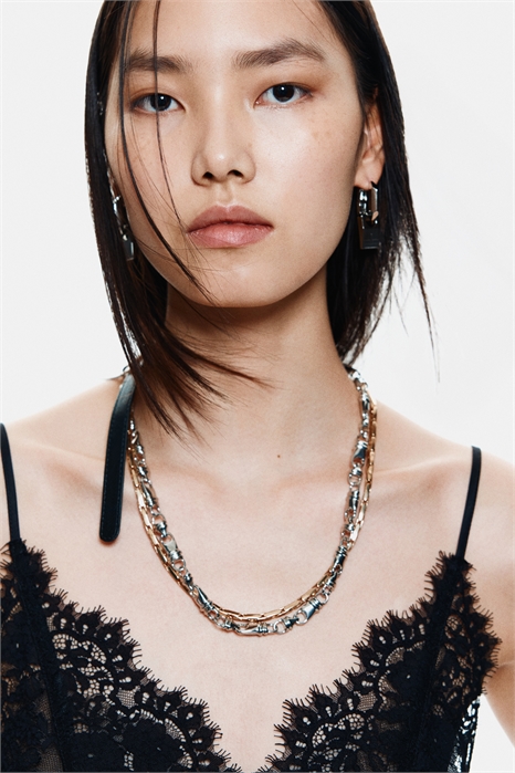 Ожерелье из двух цепочек 1309378001 - Фото 13910456