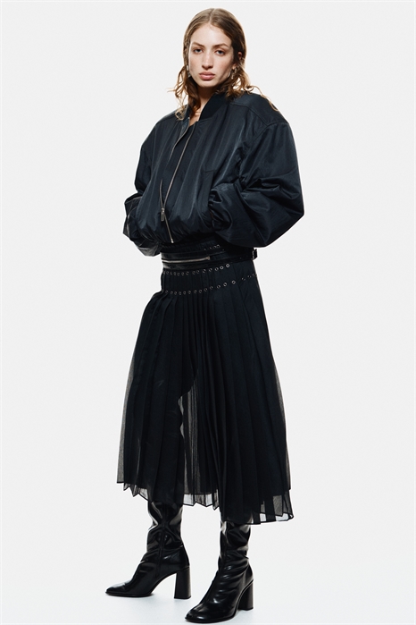 Юбка-плиссе с отделкой люверсами 1313957001 - Фото 13910593