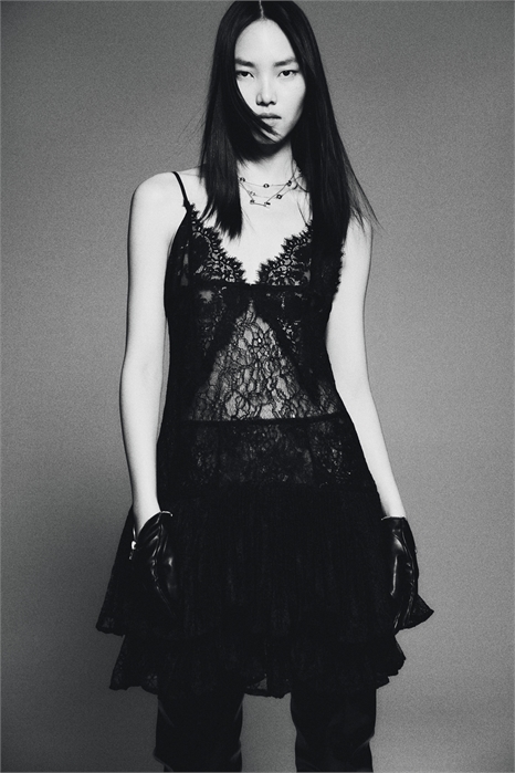 Кружевное платье на бретелях 1314966001 - Фото 13910612