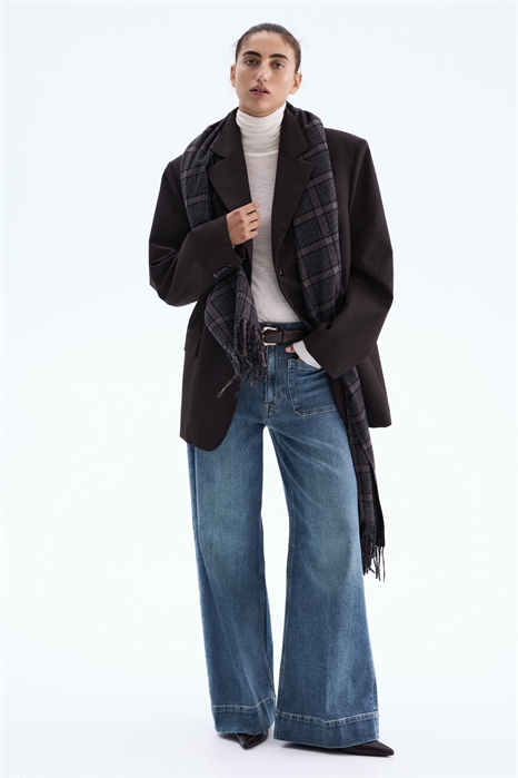 Широкие высокие джинсы 1261750009 - Фото 13911476