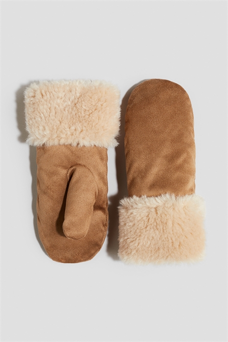 Варежки с пушистой подкладкой 1304662001 - Фото 13912060