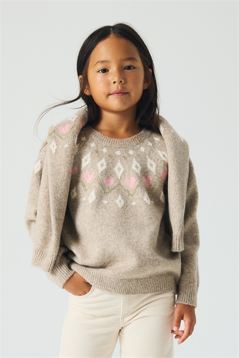 Джемпер из жаккардовой вязки 1305219001 - Фото 13912093