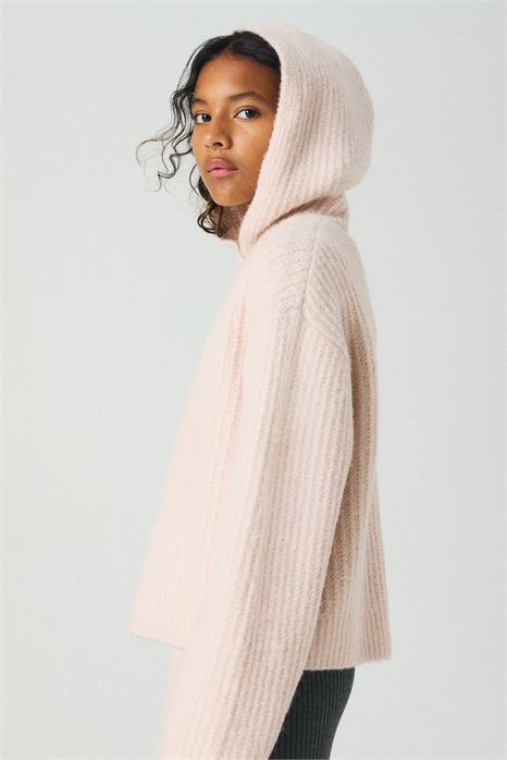 Толстовка с капюшоном из ребристого трикотажа 1306972001 - Фото 13912147