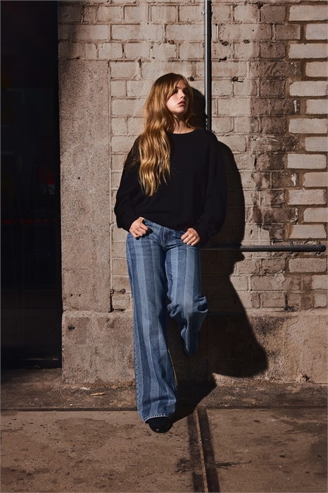 Широкие высокие джинсы 1307186001 - Фото 13912172