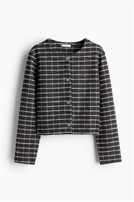 Кардиган из фактурного трикотажа с блестками 1263811001 - Фото 13912607