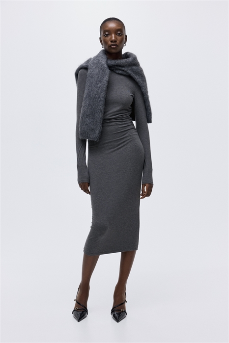 Драпированное платье бодикон 1304266001 - Фото 13913713