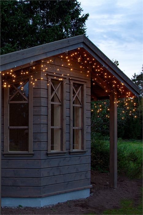 Световая цепочка Icicle Блестящий теплый белый 1321829001 - Фото 13915668