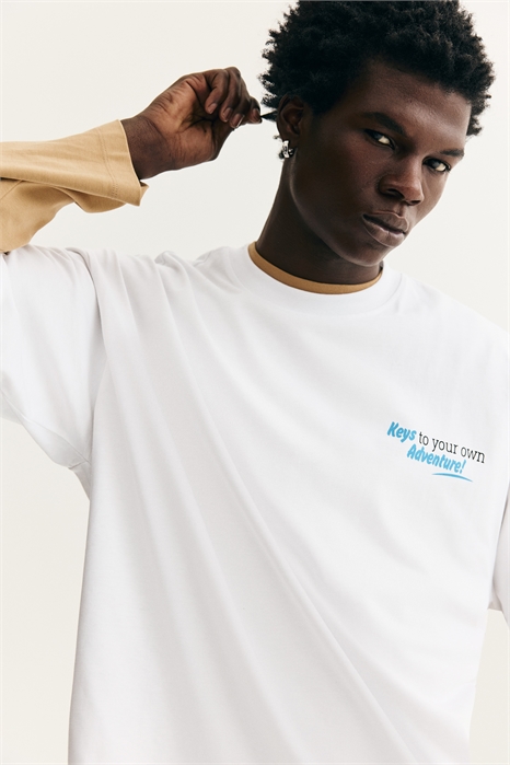 Футболка с принтом Oversized Fit 1269057023 - Фото 13915968