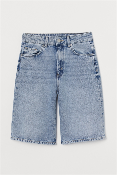 Широкие шорты с высокой талией 0916394001 - Фото 13917091