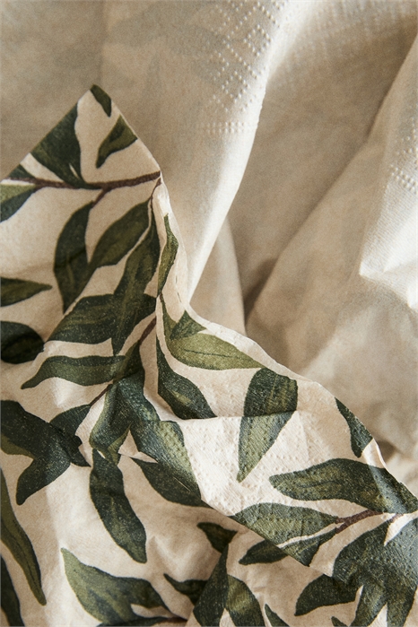 Прямоугольные бумажные салфетки в упаковке 15 штук 1308132002 - Фото 13917776