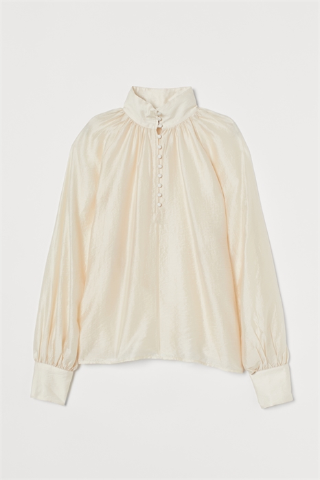 Атласная блузка 0914541001 - Фото 13918568