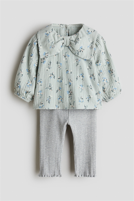 Комплект из двух частей - блузки и леггинсов 1238885010 - Фото 13919667