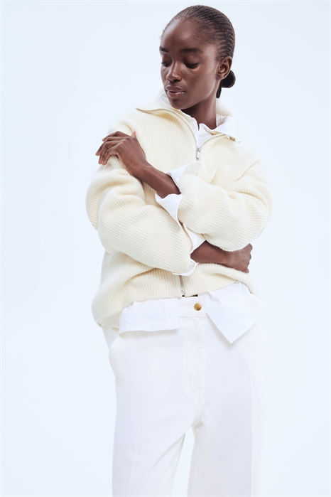 Широкие высокие джинсы 1302902001 - Фото 13920147