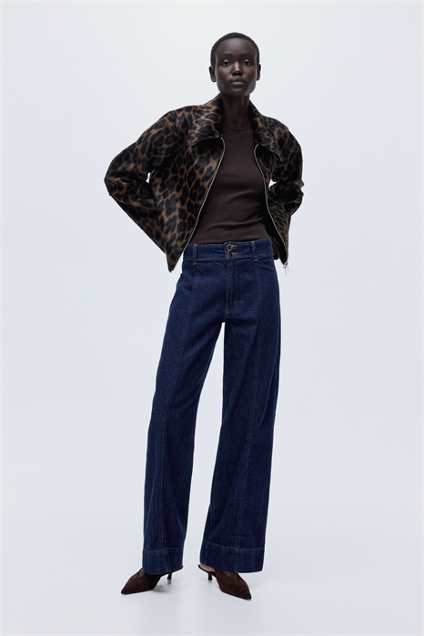 Широкие высокие джинсы 1304381001 - Фото 13920214