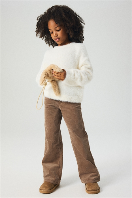 Широкие хлопковые вельветовые брюки 1283102003 - Фото 13921641