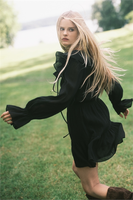 Платье с воланом 1300278002 - Фото 13922128