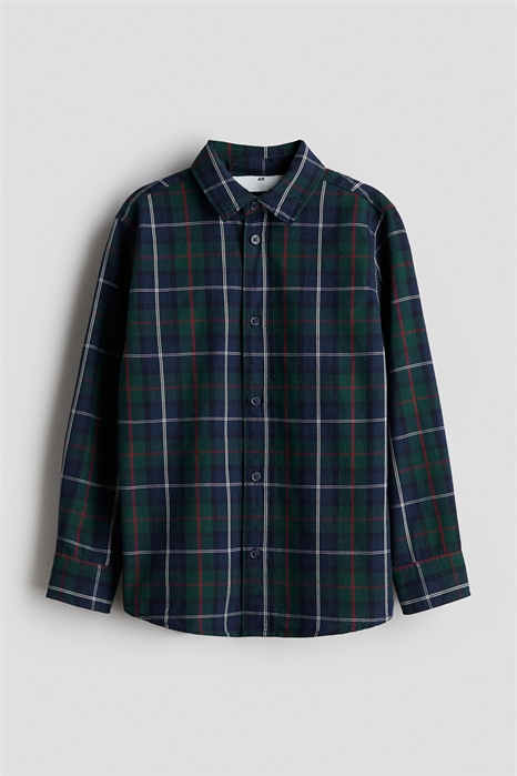 Хлопковая рубашка 1301544005 - Фото 13922394