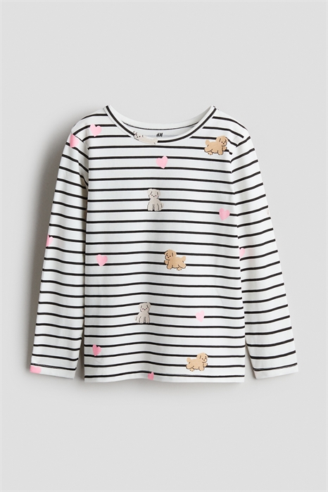 Топ из принтованного джерси 1303341013 - Фото 13922609