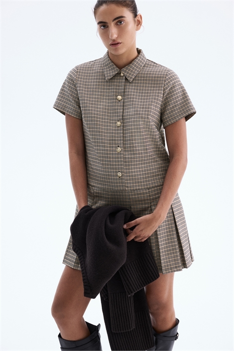 Платье с плиссированной юбкой 1303436001 - Фото 13922634